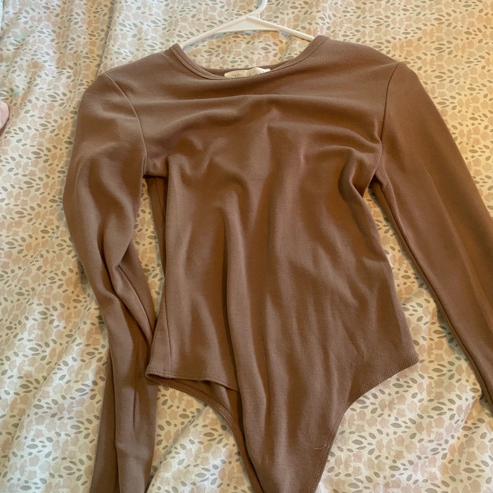 Brown bodysuit